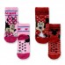 Calzini Disney Minnie Mouse antiscivolo bambina filato in morbido pelo (2 PAIA)